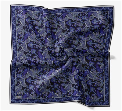 Soft Eşarp Şal Motif Lacivert
