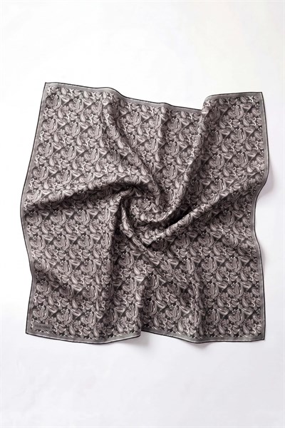 Soft Eşarp Şal Motif Siyah 90x90