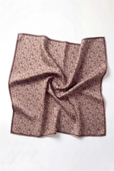 Soft Eşarp Şal Motif Vizon 90x90