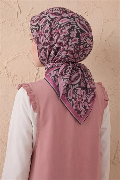 Soft Eşarp Şal Motif Yeşil 90x90
