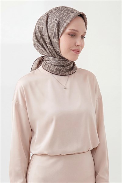 Soft Eşarp Soyut Taş