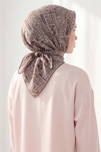 Soft Eşarp Soyut Taş