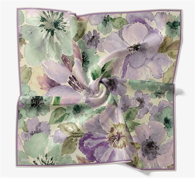 Soft Eşarp Suluboya Lila 90x90