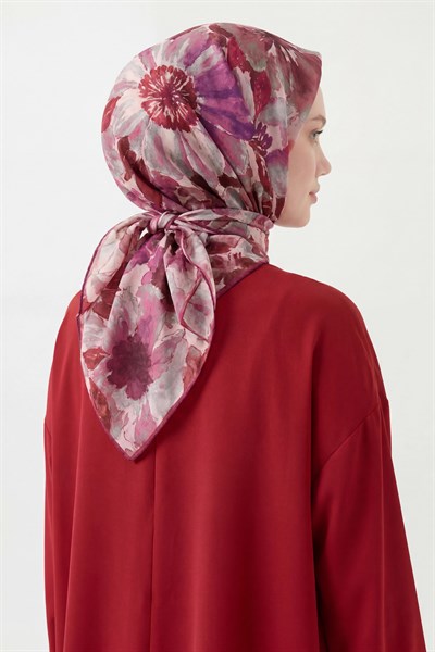 Soft Eşarp Suluboya Mor 90x90