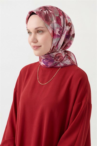 Soft Eşarp Suluboya Mor 90x90
