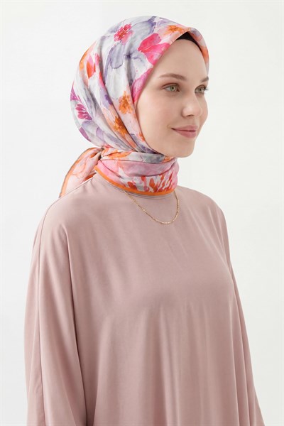 Soft Eşarp Suluboya Pembe 90x90