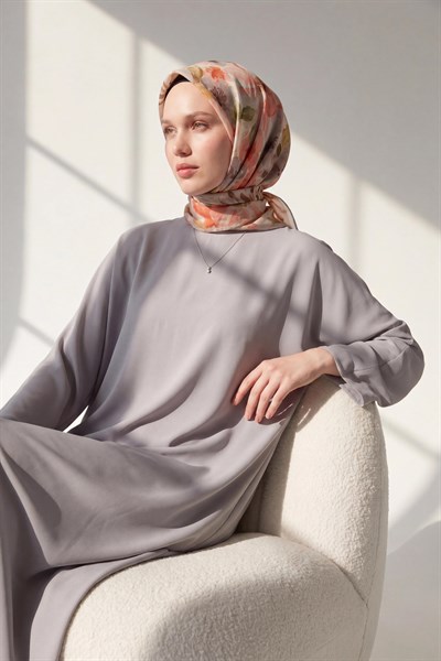 Soft Eşarp Suluboya Pudra Pembe 90x90