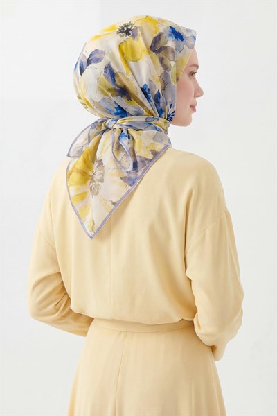 Soft Eşarp Suluboya Sarı 90x90