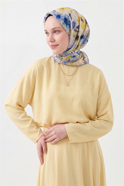 Soft Eşarp Suluboya Sarı 90x90