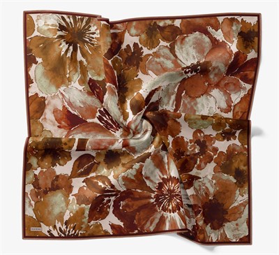 Soft Eşarp Suluboya Taba 90x90