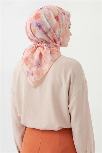 Soft Eşarp Suluboya Tozpembe 90x90