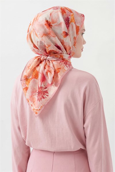 Soft Eşarp Suluboya Turuncu 90x90