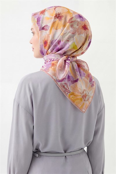 Soft Eşarp Suluboya Yavruağzı 90x90