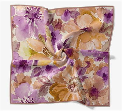 Soft Eşarp Suluboya Yavruağzı 90x90