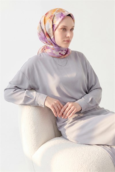 Soft Eşarp Suluboya Yavruağzı 90x90