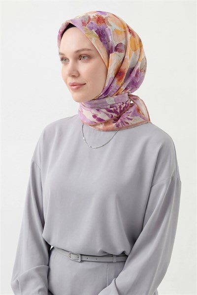 Soft Eşarp Suluboya Yavruağzı 90x90