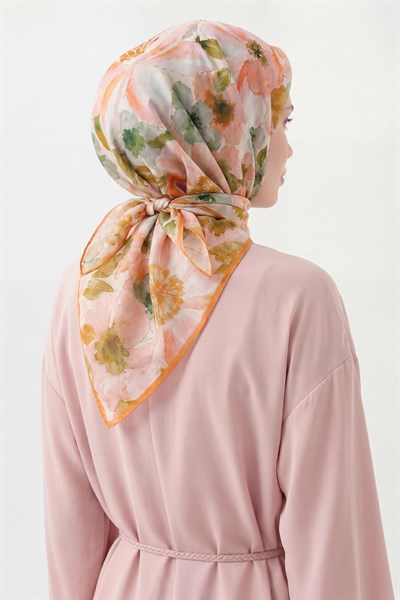Soft Eşarp Suluboya Yeşil 90x90