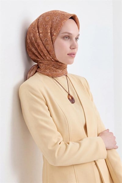 Soft Eşarp Taba 90x90