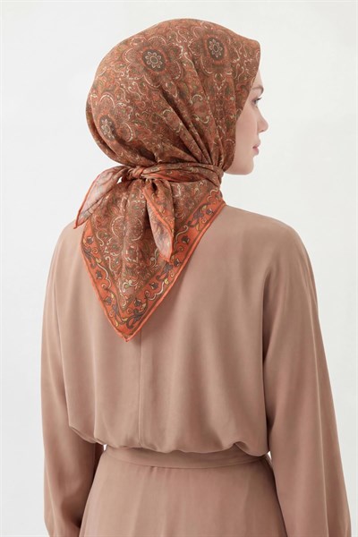Soft Eşarp Turuncu 90x90