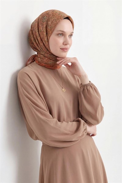 Soft Eşarp Turuncu 90x90