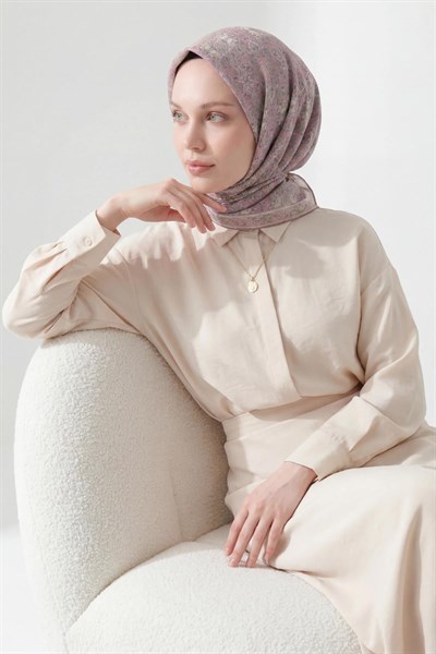 Soft Eşarp Uçuk Lila 90x90
