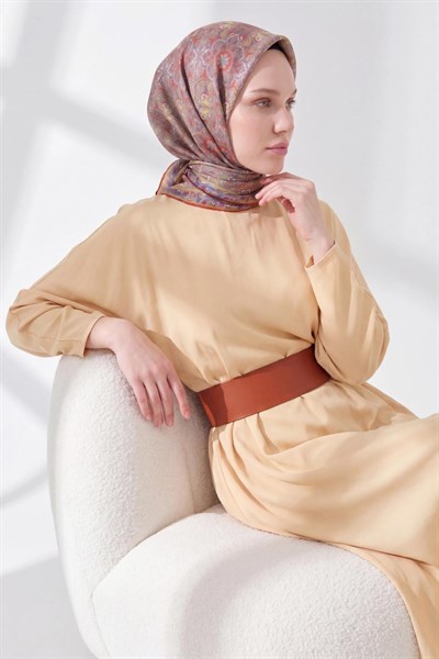 Soft Eşarp Vizon 90x90