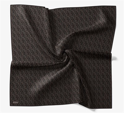 Soft Eşarp Zincir Desen Acı Kahve 90x90