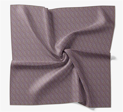 Soft Eşarp Zincir Desen Lila 90x90
