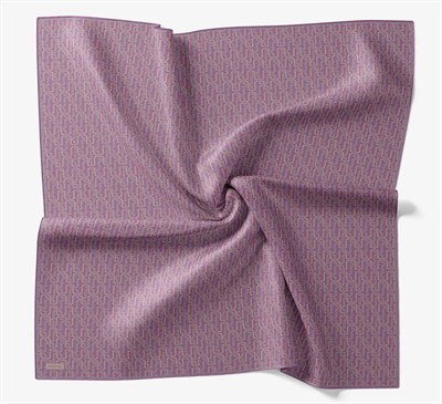 Soft Eşarp Zincir Desen Mor 90x90