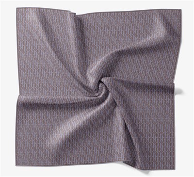 Soft Eşarp Zincir Desen Mor 90x90