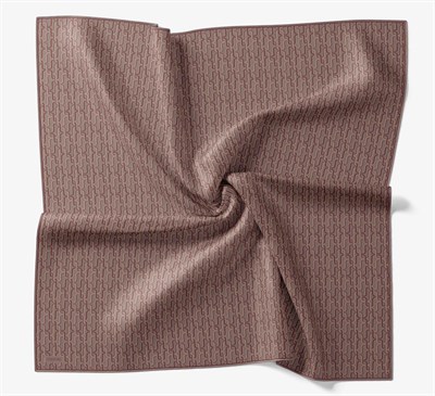 Soft Eşarp Zincir Desen Pudra Vizon 90x90