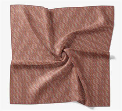Soft Eşarp Zincir Desen Vizon 90x90