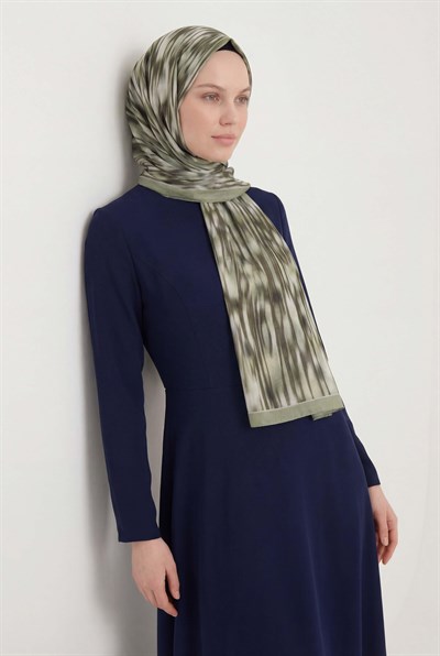 Su Yolu Desen Haki 75X195 Soft Şal