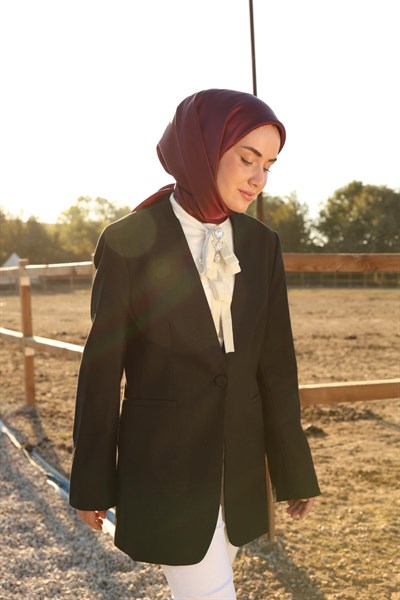 Sura İpek Eşarp Bordo Düz Dokulu Kaymaz Yüzeyli 90x90