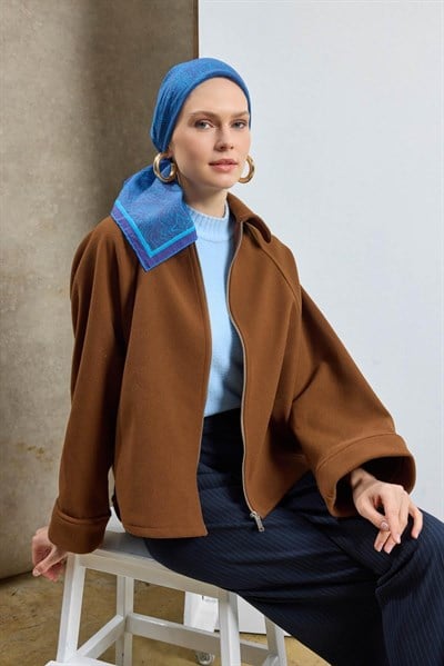 Tencel Monare Eşarp Etnik Desen Funda 90X90