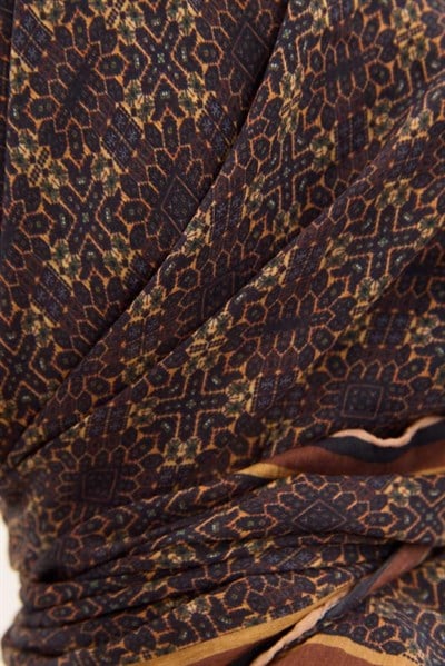 Tencel Monare Eşarp Geometrik Motif Desen 90X90
