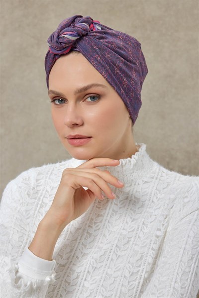 Tencel Monare Eşarp Geometrik Motif Desen Funda 90X90