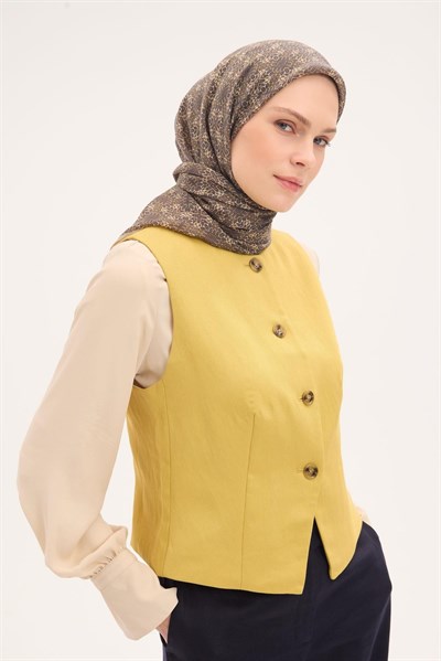 Tencel Monare Eşarp Geometrik Motif Desen 90X90