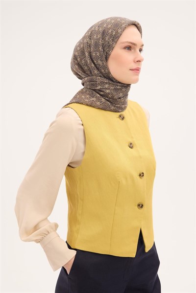 Tencel Monare Eşarp Geometrik Motif Desen 90X90