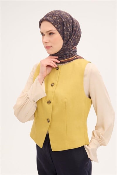 Tencel Monare Eşarp Geometrik Motif Desen 90X90