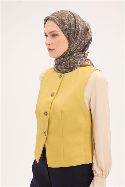 Tencel Monare Eşarp Geometrik Motif Desen 90X90