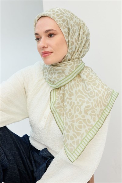 Tencel Monare Eşarp Palet Küf Yeşili