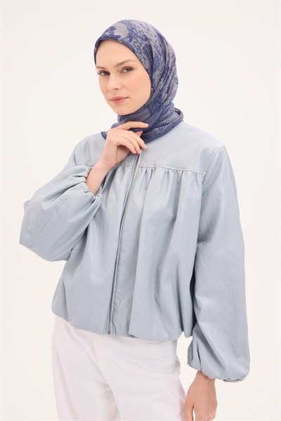 Tencel Monare Eşarp Şal Desen Indigo 90x90