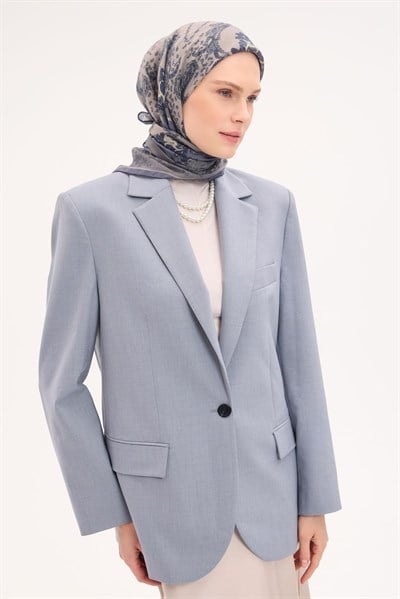 Tencel Monare Eşarp Şal Desen Küf Yeşili 90x90