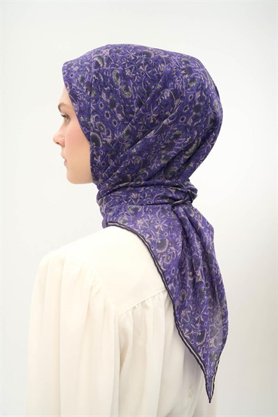 Tencel Monare Eşarp Saray Baharı Desen Funda 90X90