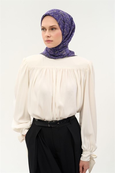 Tencel Monare Eşarp Saray Baharı Desen Funda 90X90