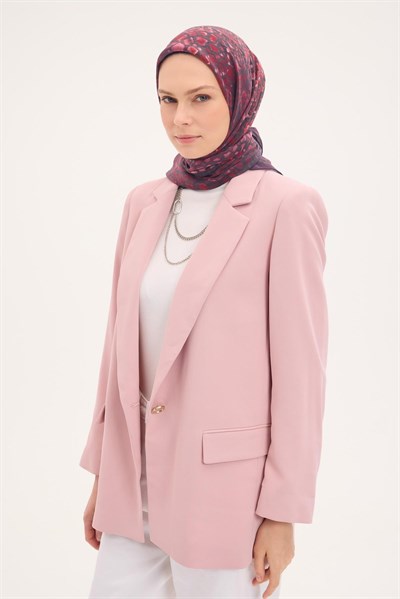 Tencel Monare Eşarp Taş Desen Mor 90x90