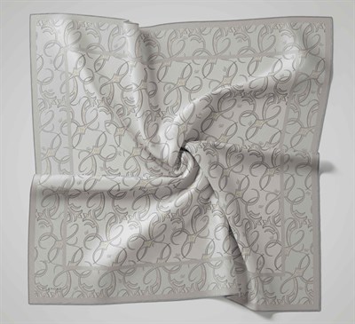 Twill İpek Eşarp Barok Taş 90x90