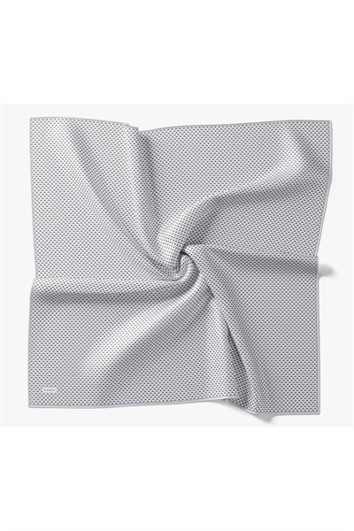 Twill İpek Eşarp Micro Kare Antrasit