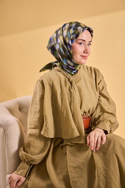 Twill İpek Eşarp Noiré Açık Yeşil 90x90